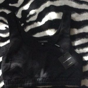 J lux label crop sweat pant top